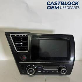 39100-tr6-c52-m1 Honda Fit 2016 Civic Radio Stereo Cd Player Touch Screen Oem