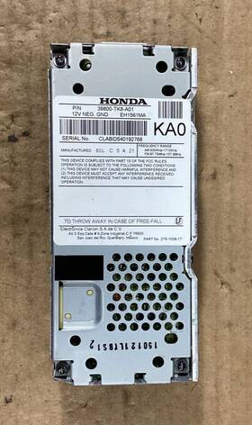 39800-tk8-a01 Honda 2014 - 2017 Odyssey Radio Audio Xm Satellite Receiver Oem
