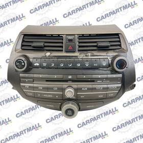 77260ta0a030 Honda 08-11 Accord Am Fm Cd Player Radio Receiver With Air Vent Oem