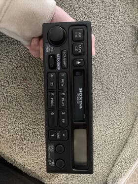 F91196677c Honda 2000 Accord Se Oem Stereo No Brackets Comes With Compartment F91196677c Honda 2000 Accord Se Oem Stereo No Brackets Comes With Compartment
