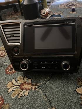 Nr-241uh4cc52-t Honda 2014 Civic Si Factory Touch Screen Radio Climate Control Oem Display Unit