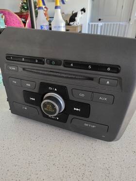 39100-ts8-a313-m1 Hyundai Civic Stero 2012 Factory With Cd Player