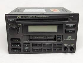 63850988noa Hyundai Hmc Am/fm Radio Cd Player Cassette For 02 03 04 Sonata - Untested 63850988noa Hyundai Hmc Am/fm Radio Cd Player Cassette For 02 03 04 Sonata - Untested