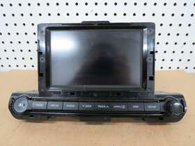 96160f2101uat Hyundai 17 18 Elantra Am Fm Touch Screen Radio Oem