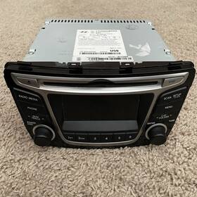 96170-1r152-sdh Hyundai 15-17 Accent Dash Display Cd. Audio Assembly 961701r152sdh Untested