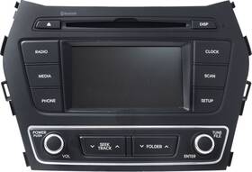 961804z6504x Hyundai 2017-18 Santa Fe Am Fm Radio Cd Player Bluetooth Telematics