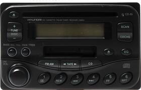 96185-38000 Hyundai 1999-01 Sonata Am Fm Radio Single Disc Cd Cassette Face H935