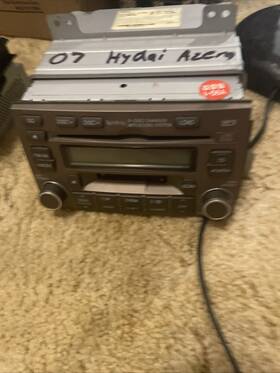 96190-3l101 Hyundai 2006 07 08 Azera Radio Stereo A/v Equipment 6-disc Mp3 Cass