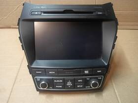 96560-4z5124x Hyundai Nice 2017-19 Santa Fe Radio With Navi Cd Player Looks Great Oem