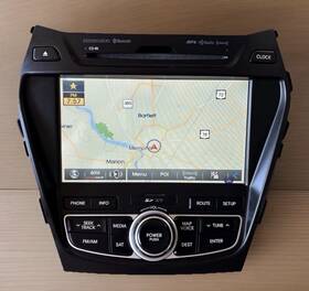 96560-b81024x Hyundai 96560-b81054x 13-15 Santa Fe Oem Navigation Cd Player Radio Head Unit