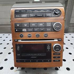 30200-ye8630 Infiniti 2006 G35 Bose Navigation Radio Cd 6 Disc Climate Woodgrain
