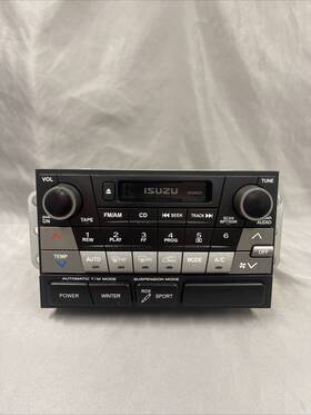 8973293251 Isuzu 2004 Axiom Audio Radio Receiver Am Fm Cd W Climate Temperature Ac Heater