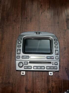 1x43-18b876-da Jaguar 2001-08 X-type Stereo Player Head Unit Display Screen Oem 462200-5330