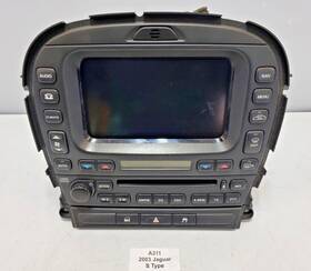 2r8318b876 Jaguar 2003-2008 Oem S-type X200 Cd Radio Navigation Screen Monitor Head Unit