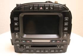 2w93-10w889-ae Jaguar Oem 2004 Xj8 04-09 Vdp Xjr In Dash Navigation Radio Cd Monitor Used X350