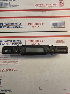 Lna6292ba Jaguar 1995 1996 1997 Xj6 Xj12 Center Console Control Clock Heated Seats