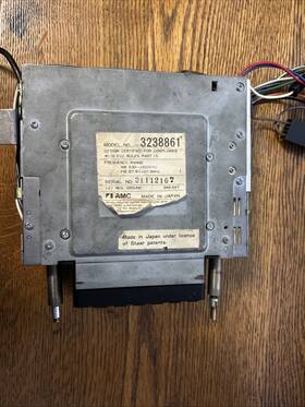 3231847 Jeep 70 S-80 S Amc Fsj / Cj Radio Oem