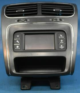 5064976ah Jeep 2011-2020 Dodge Journey Am/am Sat Radio Climate Display Icn Oem