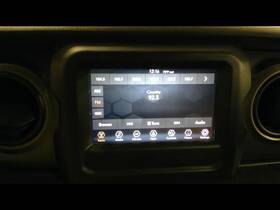 638-12620 Jeep/plymouth Truck Radio Lhd Vin X 6th Digit Jl Body Fits 18 Wrangler 1235344