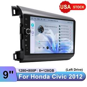 Jy-ht142n8 Joying 9 Inch Android 12 Car Stereo Gps Navi 8 128gb For Honda Civic 2012 Left Drive