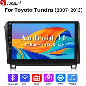 Us.m8102.tundra813-vr Junsun For Toyota Tundra 2008-2013 Android11 Swc Stereo Multimedia Radio 10 Inch Screen Unit