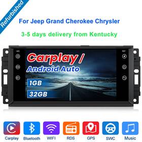 Us.xtje71c Junsun For Jeep Grand Cherokee Chrysler Car Stereo Radio Gps Navi Carplay Android12 32g