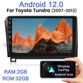 Xt812ctundra813-used Junsun Android 12 Car Stereo Radio Gps Dsp Fm Rds Carplay For Toyota Tundra 2007-2013