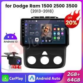 Xt892scram319-hs19-used Junsun Camera 64gb For Dodge Ram 1500 2500 3500 Carplay Car Stereo Radio Android 13 Gps