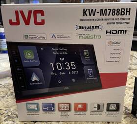 Kw-m788bh Jvc 2 Din 6.8 Inch Media Player Usb Mirroring Android Auto Iphone Carplay