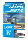 Kca-7 Kraco Vintage Model Stereo Cassette Adaptor For Tape Player
