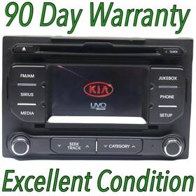 96160-1w105ca Kia 2012-2014 Rio Radio Stereo Cd Player Am Fm Jukebox Ki177u