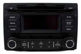 96170-1w850ca Kia 2012-2015 Rio Am Fm Satellite Radio Cd Mp3 Player Model Id Uvo