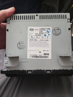 96180-b0010wk Kia 96170-b0110 2017-2018 Forte Radio Cd Mp3 Player Bluetooth Oem