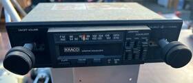 Kge-601 Kraco Model Am/fm Radio Cassette Car Stereo In-dash Equalizer Works Test