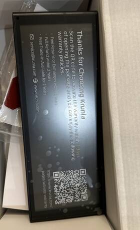 Rc06 Krunia 9.26 Inch Wireless Car Stereo Smart Screen Backup Camera Touchscreen