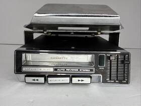 Rk-300 Lafayette Vintage Car Auto Stereo Cassette Tape Deck 1970s Untested
