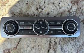 Ah22-18c858-be Land Rover 2010 - 2013 Range Sport Radio Control Panel With Clock Id#