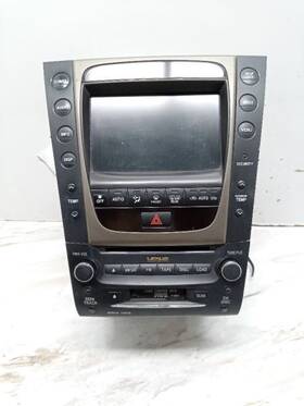 86120-30a80-c0 Lexus 638-50502 2007 Gs350 Radio Receiver Pioneer Display Nav