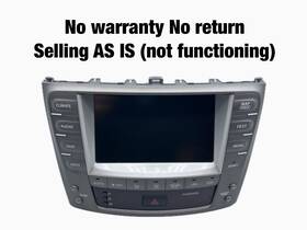 86111-53140 Lexus 06 07 08 Is250 Is350 Gps Navigation Info Display Screen Oem