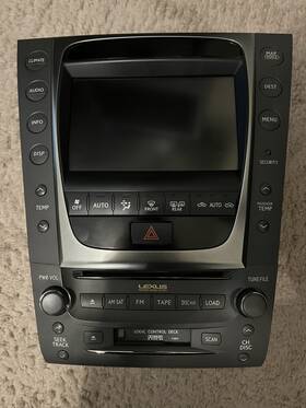861111-30a20 Lexus 2009 Gs 350 Navigation System And Radio Defective