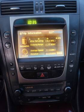 8611130390c0 Lexus 2006 Gs300 06-07 Gs430 Radio Stereo Cd Interface Screen With Navigation