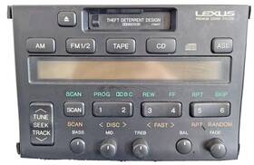 86120-24350 Lexus 1999 2000 Toyota Sc300 Sc400 Original Radio Stereo Head Unit Pioneer