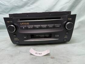 86120-30d00 Lexus 06-07 Gs300 Gs430 Radio Cassette Stereo 6 Disc Cd Player Unit