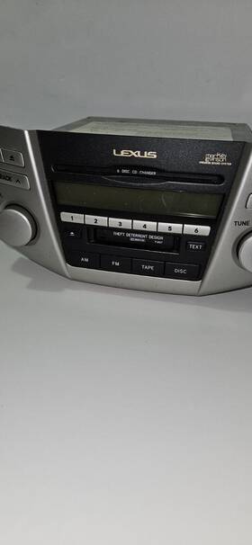 86120-43190 Lexus 2004-2006 Rx330 Cassette Cd 6 Disc Player Radio Receiver Oem