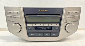 86120-48a20-1 Lexus 2007-2009 Rx350 Rx400h 6 Disc Cd Cassette Radio Stereo P6863 Faceplate Oem