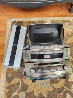 86431-60130 Lexus 86120-60g10 2010-2011 Lx570 Mark Levison Radio Nav Oem Used