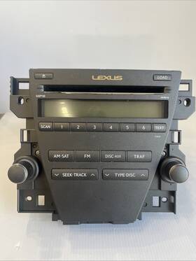 86130-33710 Lexus 2007-2009 Es350 Am Fm Sat Radio 6 Disc Cd Mp3 Player Face P1808 8612033710