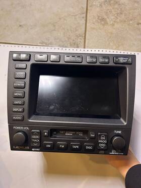 886503a330 Lexus 2001-2005 Gs300 Gs430 Navigation Gps Screen Radio Headunit Display Player