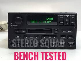 Yl7f-18c870-cb Lincoln 99-01 Navigator Radio Am-fm Cassette And Cd Control Inch Fo837