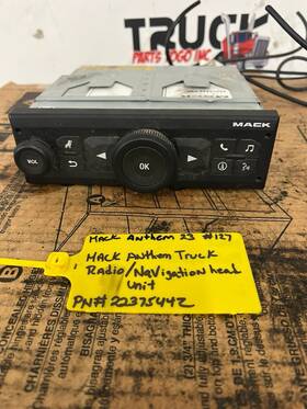 22375442 Mack Anthem 23 Truck Radio/navigation Head Unit Used